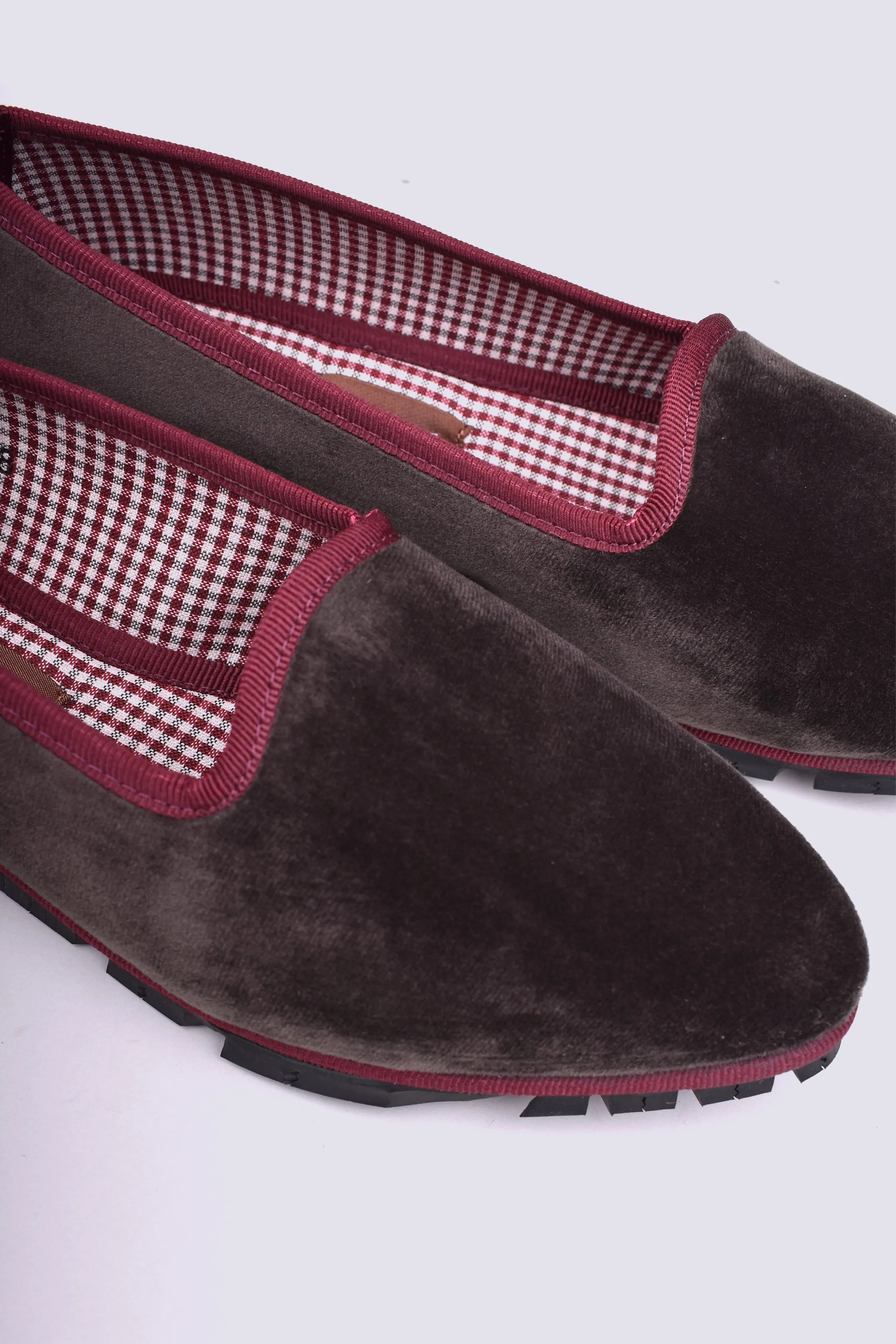 Slippers Terciopelo Chocolate