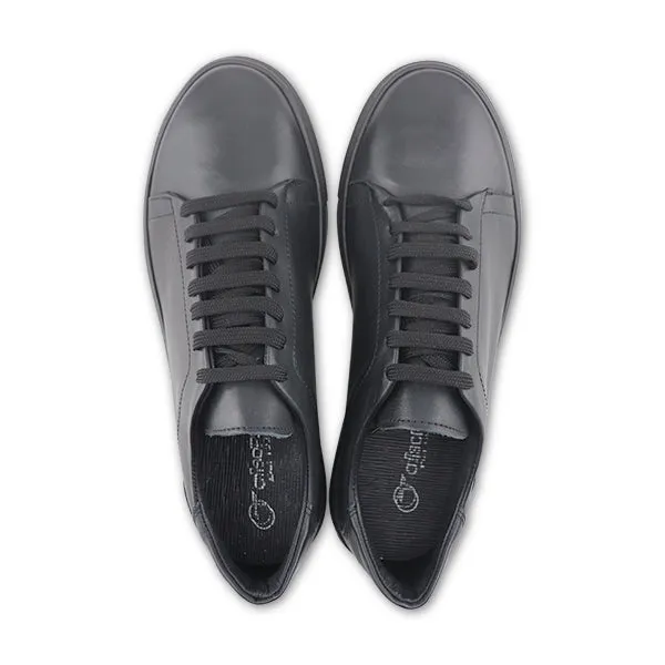 Sneakers nere in pelle
