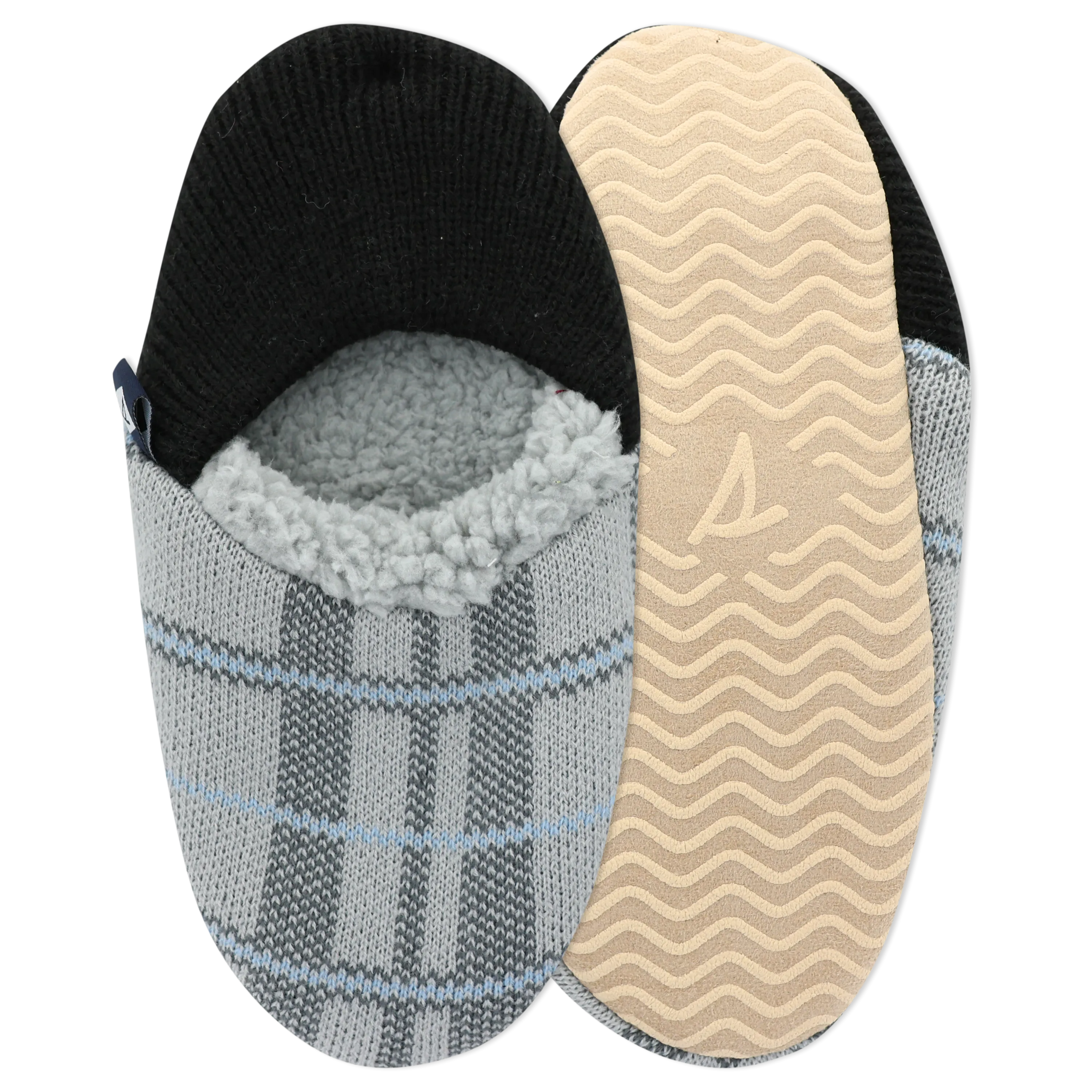 Sperry Women's Cozy Insulated Sherpa Slippers - Non-Slip Gripper Sole