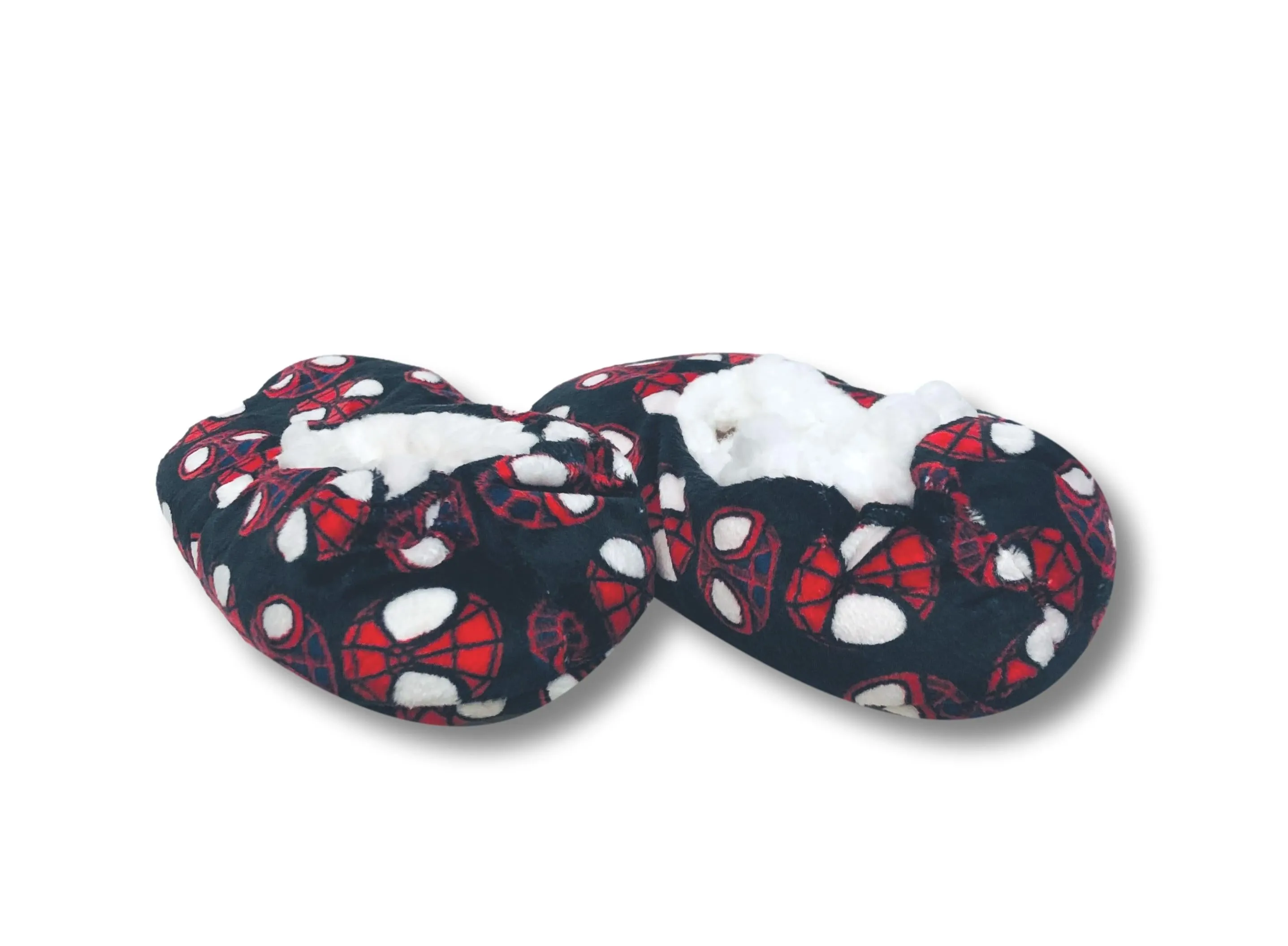 Spider-Man Boys Slippers Fuzzy Slipper Socks for Toddlers and Kids