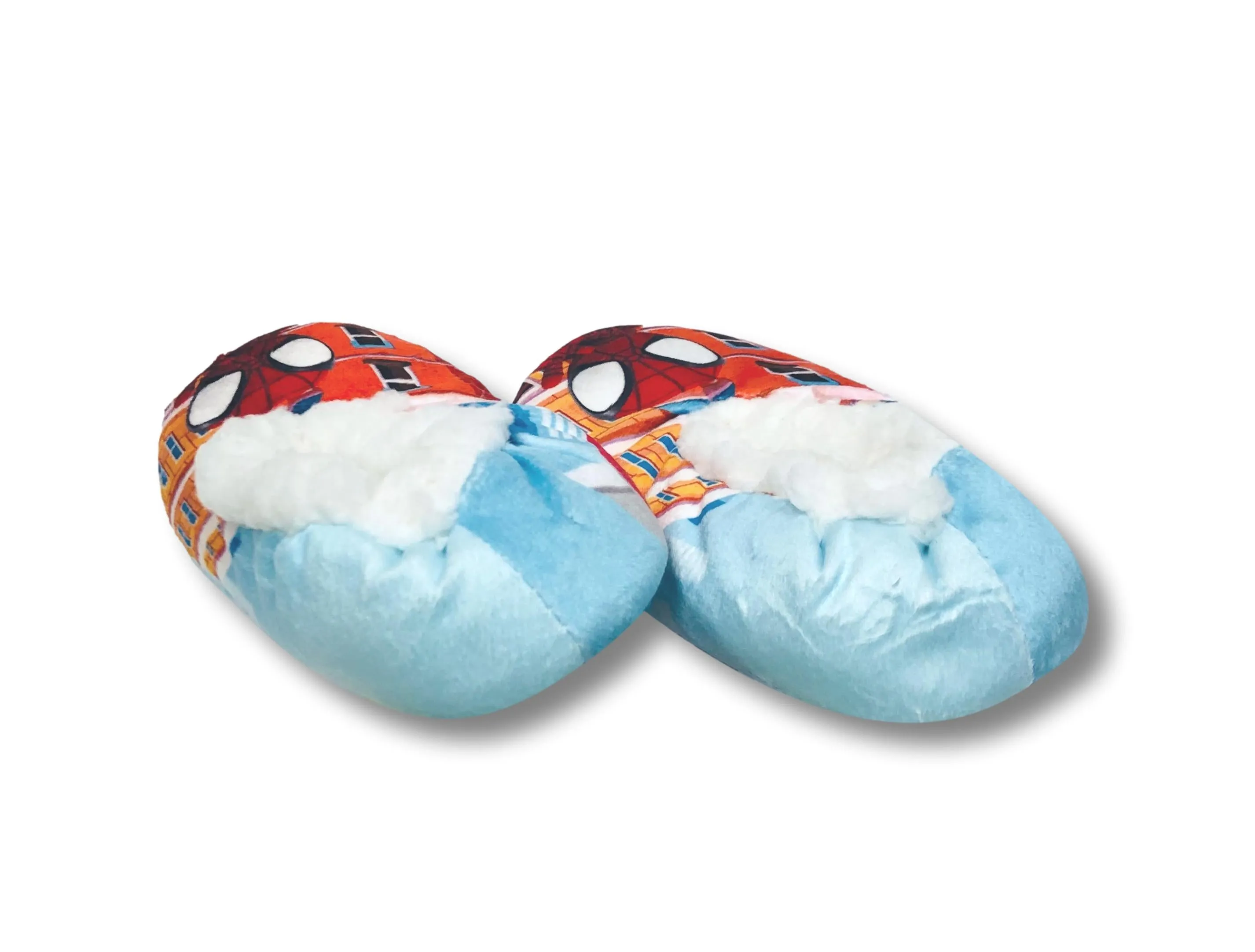 Spider-Man Boys Slippers Fuzzy Slipper Socks for Toddlers and Kids
