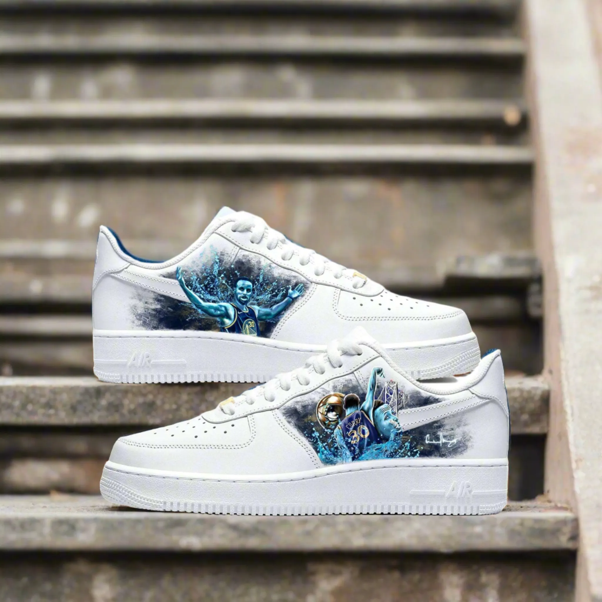 Splash | Steph Curry Inspired | Limited Edition Nike AF1