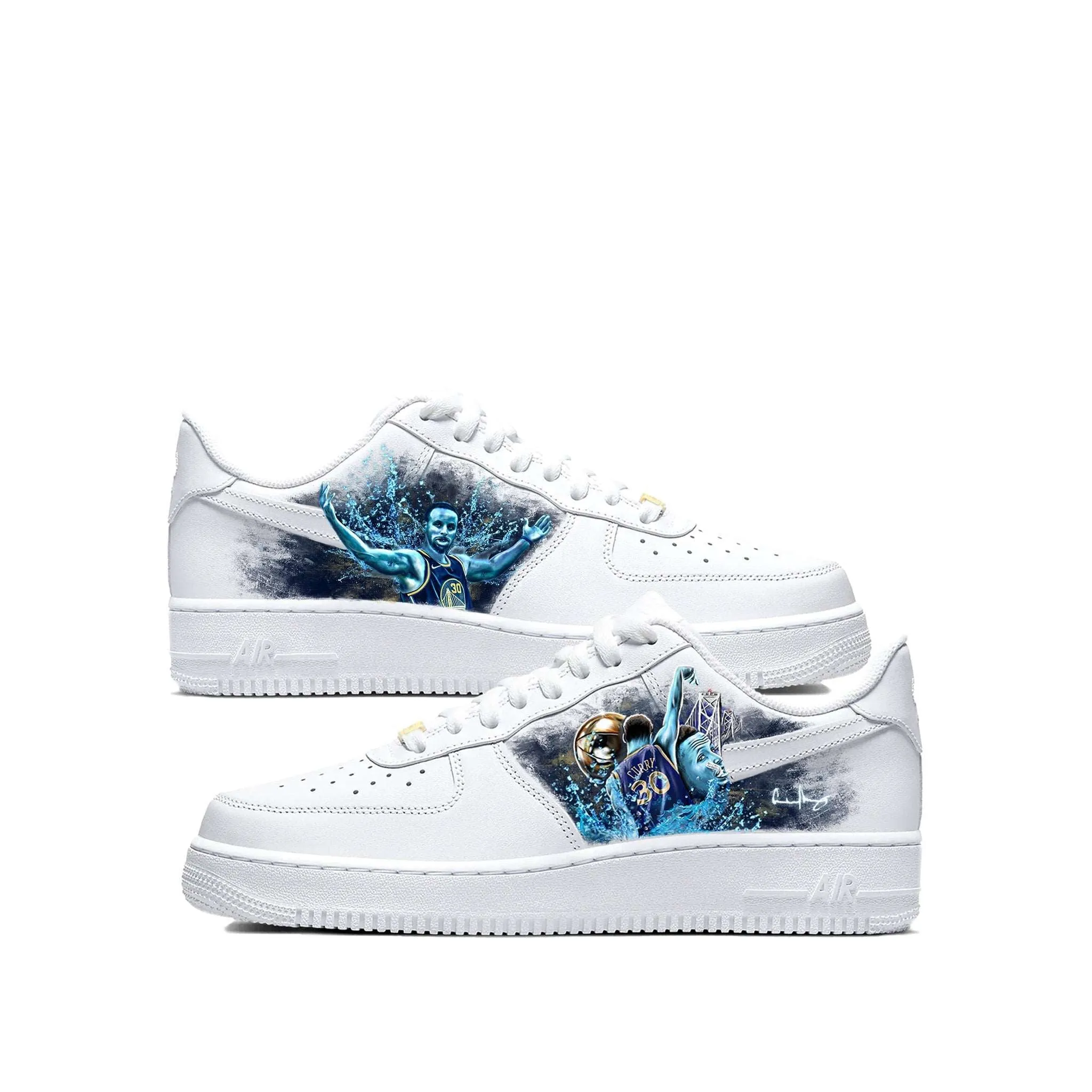 Splash | Steph Curry Inspired | Limited Edition Nike AF1