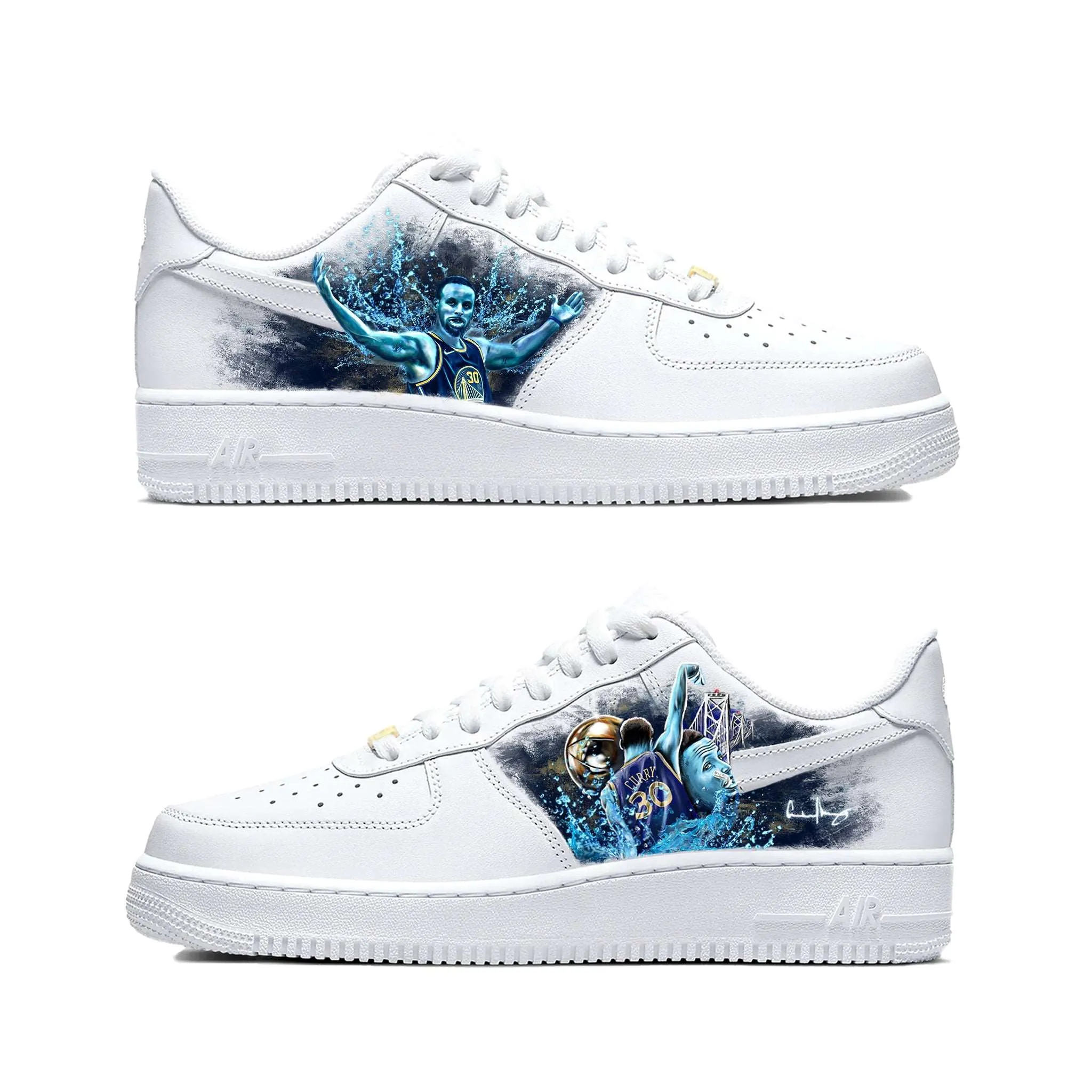 Splash | Steph Curry Inspired | Limited Edition Nike AF1