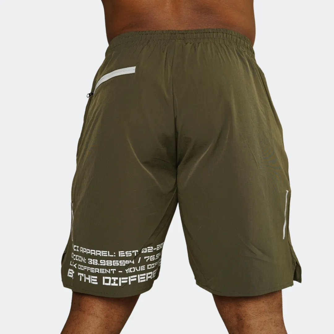 Stealth 7" Shorts - Olive Green