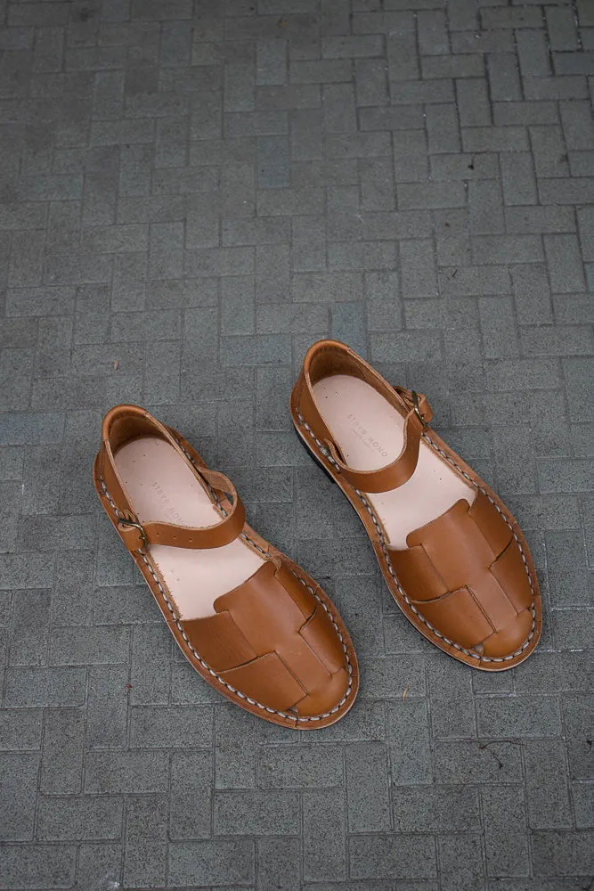 Steve Mono Summer Sandal in Tobacco