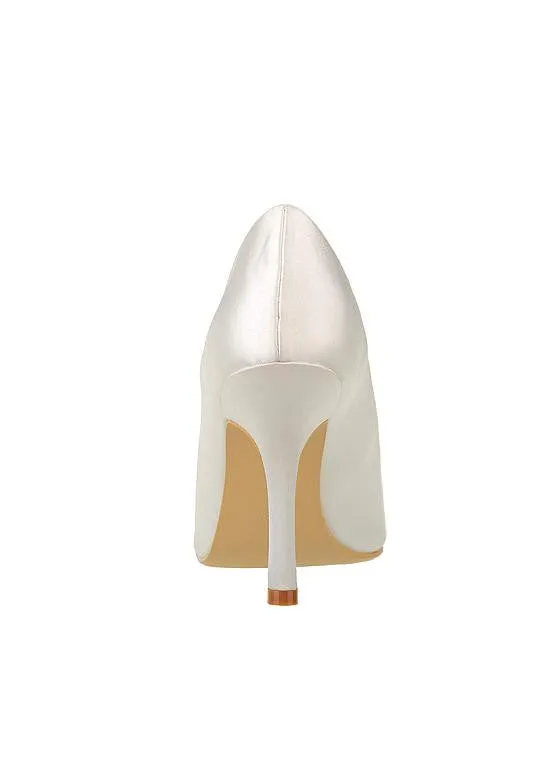Stiletto Heels Bridal Shoes With Rhinestones