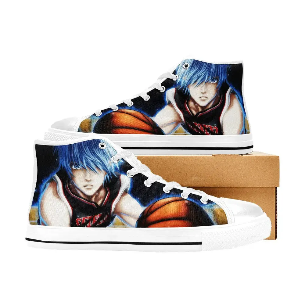 Tetsuya Kuroko Basketball Shoes High Tops Sneakers for Kids and Adults