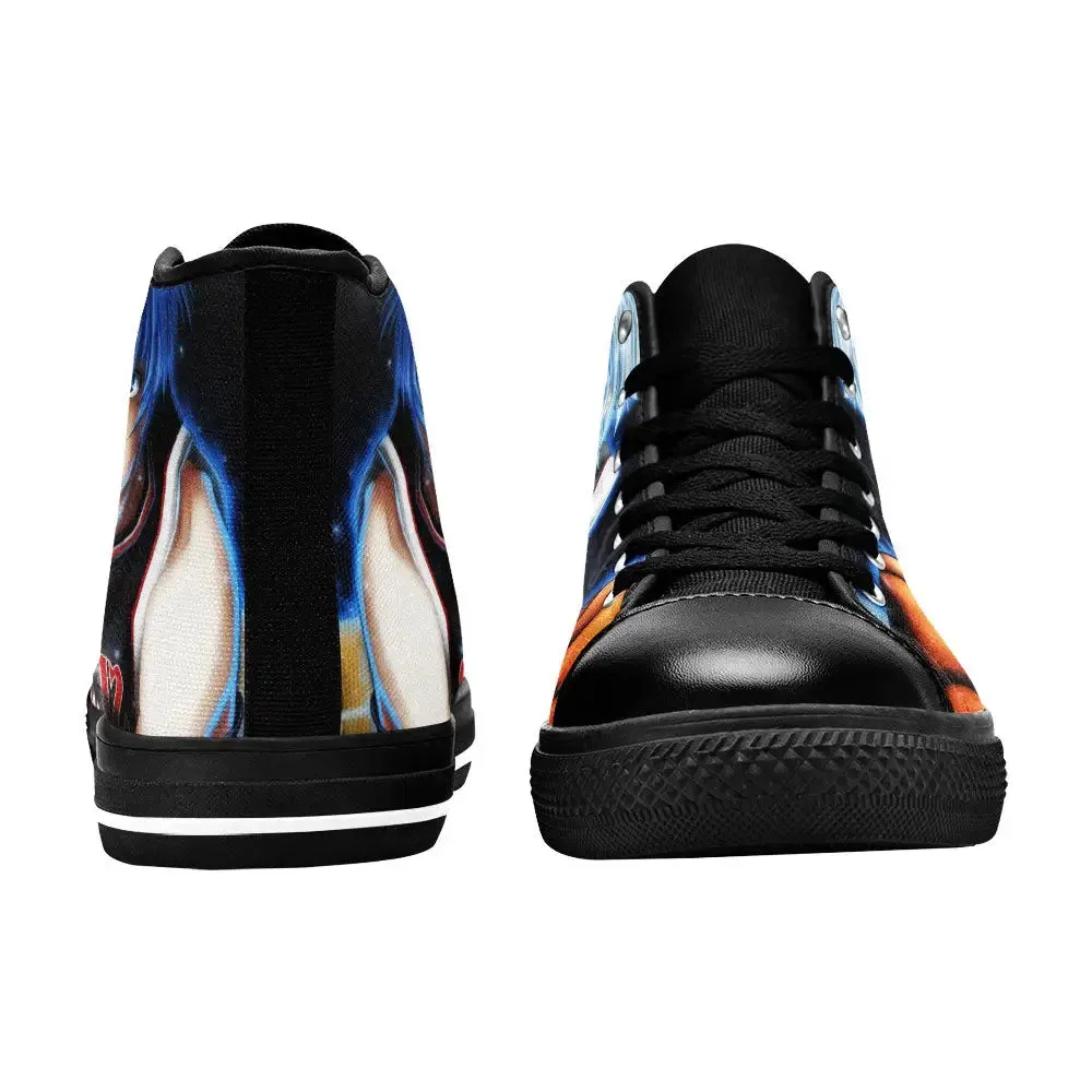 Tetsuya Kuroko Basketball Shoes High Tops Sneakers for Kids and Adults