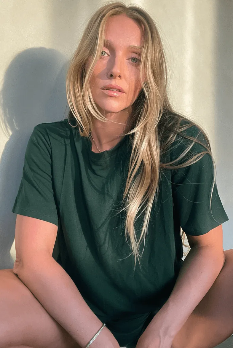 The Cool-Comf Lounge T-Shirt - Evergreen