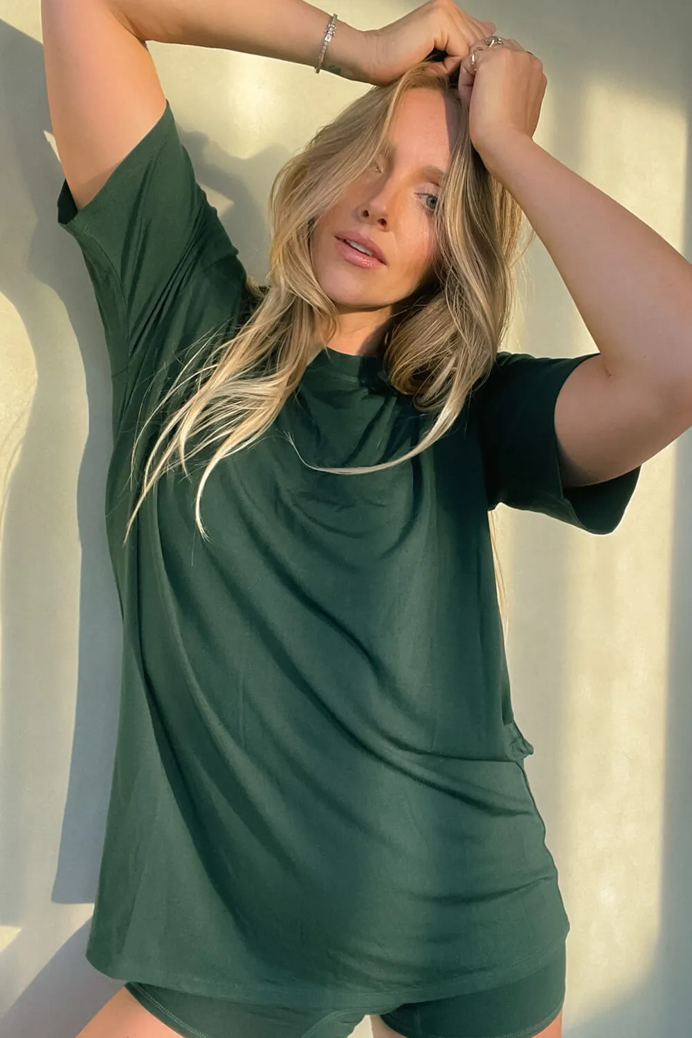 The Cool-Comf Lounge T-Shirt - Evergreen