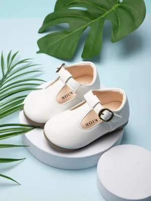 Toddler Girls Buckle Detail Flats-FD