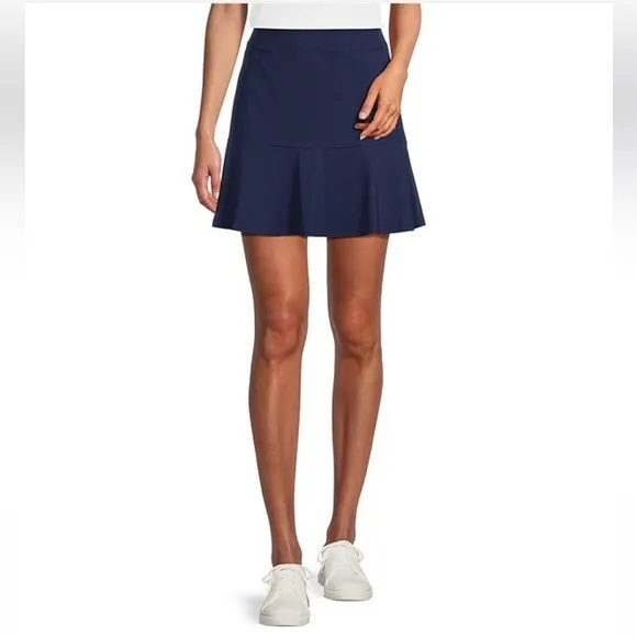 Tommy Bahama Golf Stretch Pull-on Flounce Hemline Skort Skirt/Shorts Size XL
