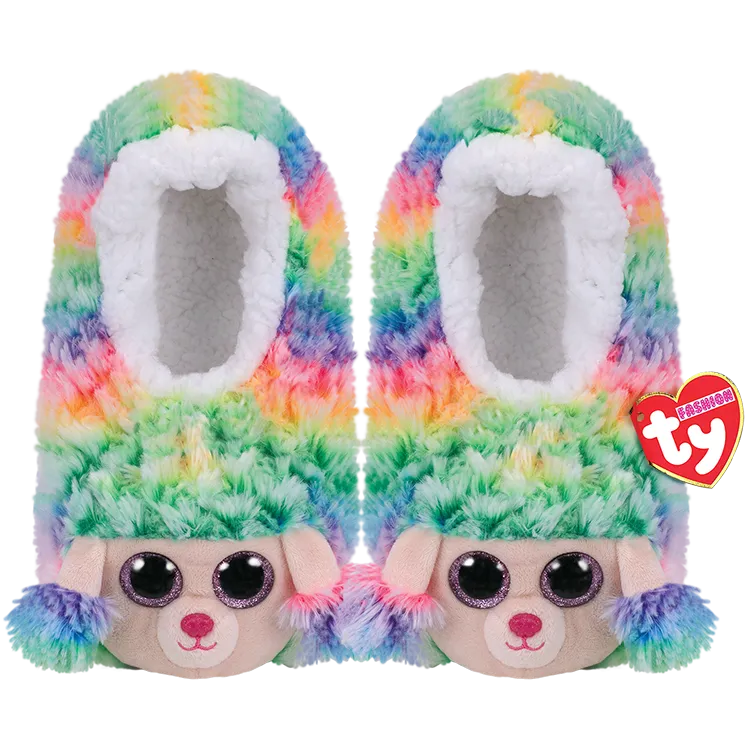 TY Slipper Socks Rainbow