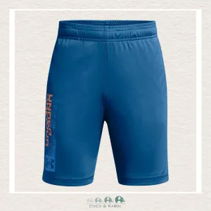 Under Armour Youth Boys' Tech™ Wordmark Shorts Photon Blue