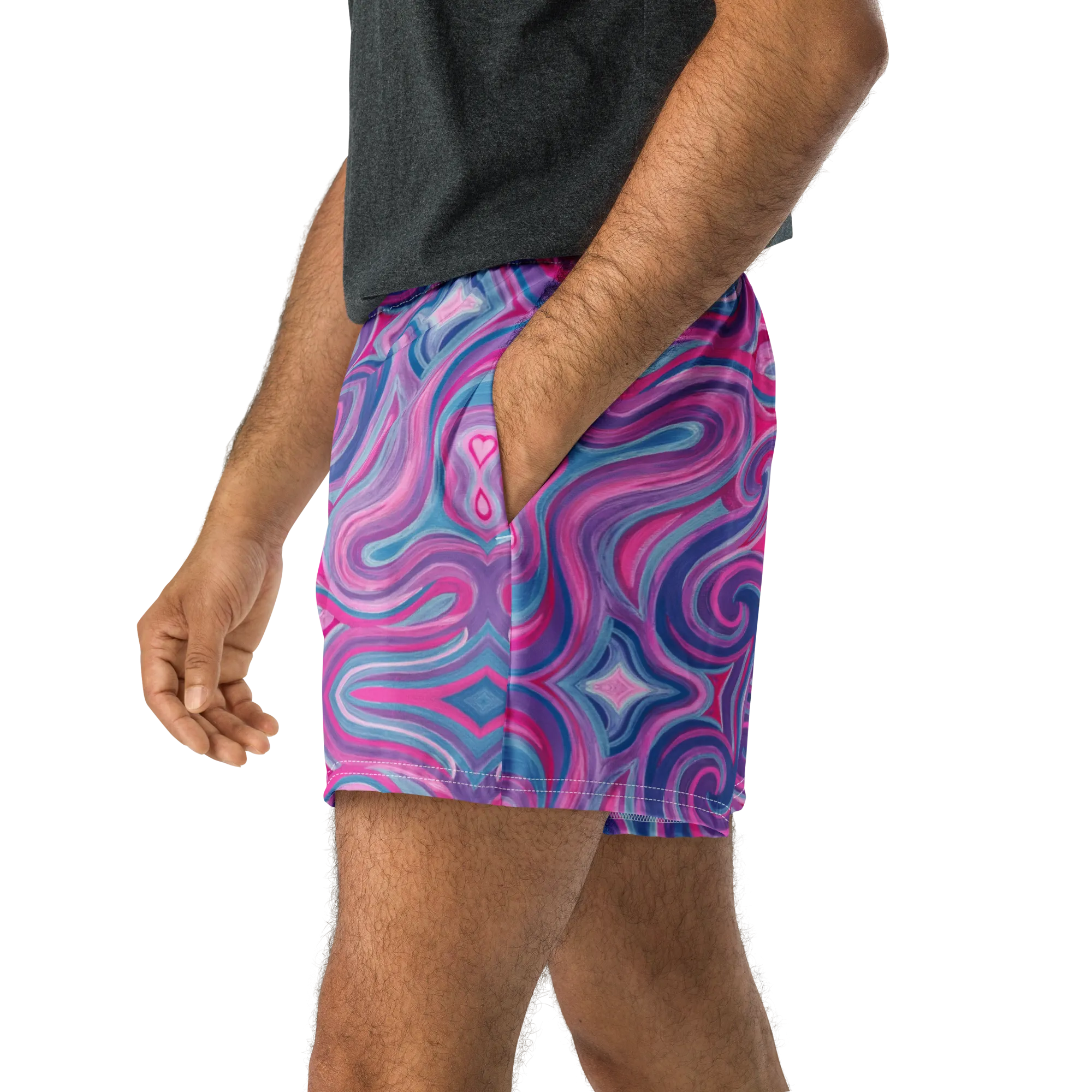 Unisex Running Shorts (Recycled Material)- "Mystical" Design