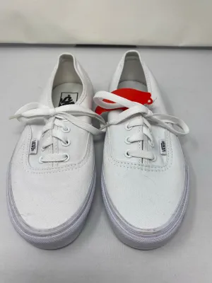 VANS White Canvas Basic Sneaker