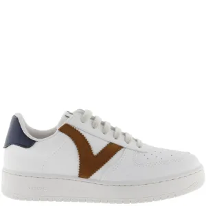 Victoria Madrid White Sneakers - Tan