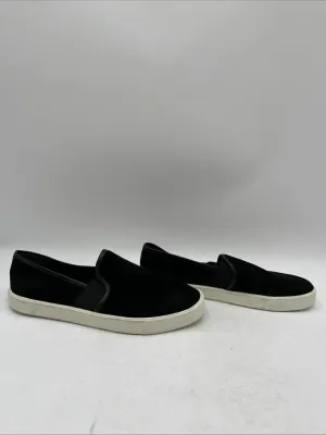 Vince Women's Blair Slip On Sneakers Black Size 6.5M/36.5 - Very Good