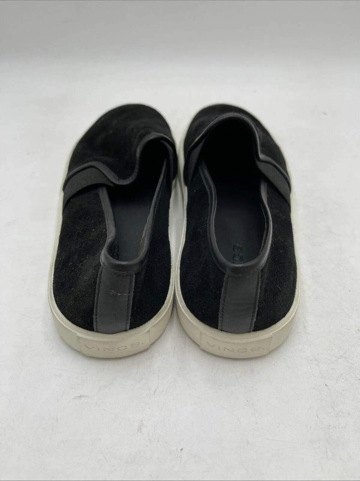Vince Women's Blair Slip On Sneakers Black Size 6.5M/36.5 - Very Good