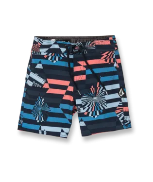 Volcom Little Boys Stone Stripe Mod-Tech Trunks