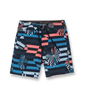 Volcom Little Boys Stone Stripe Mod-Tech Trunks