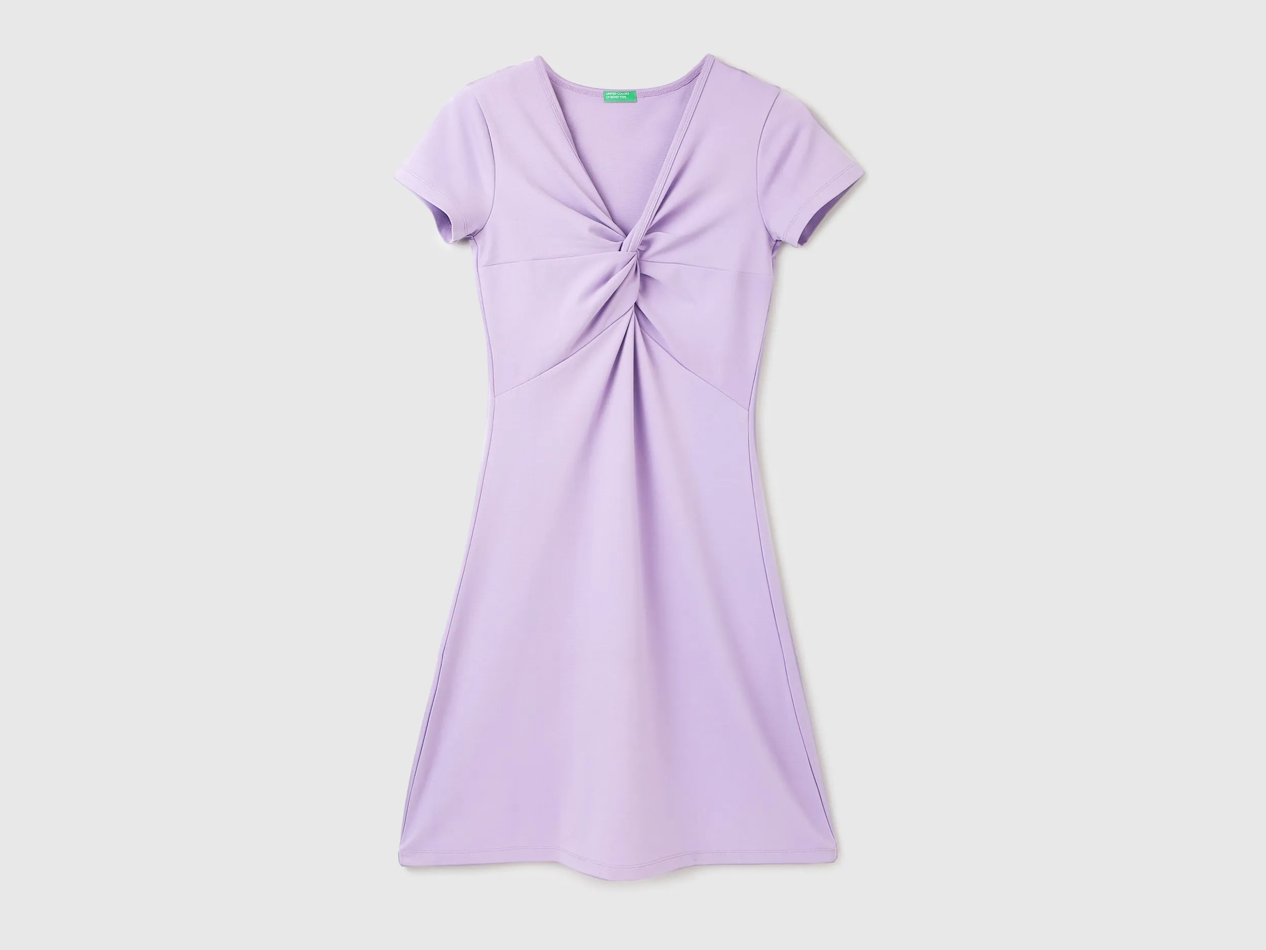 Women Solid V-Neck Dress