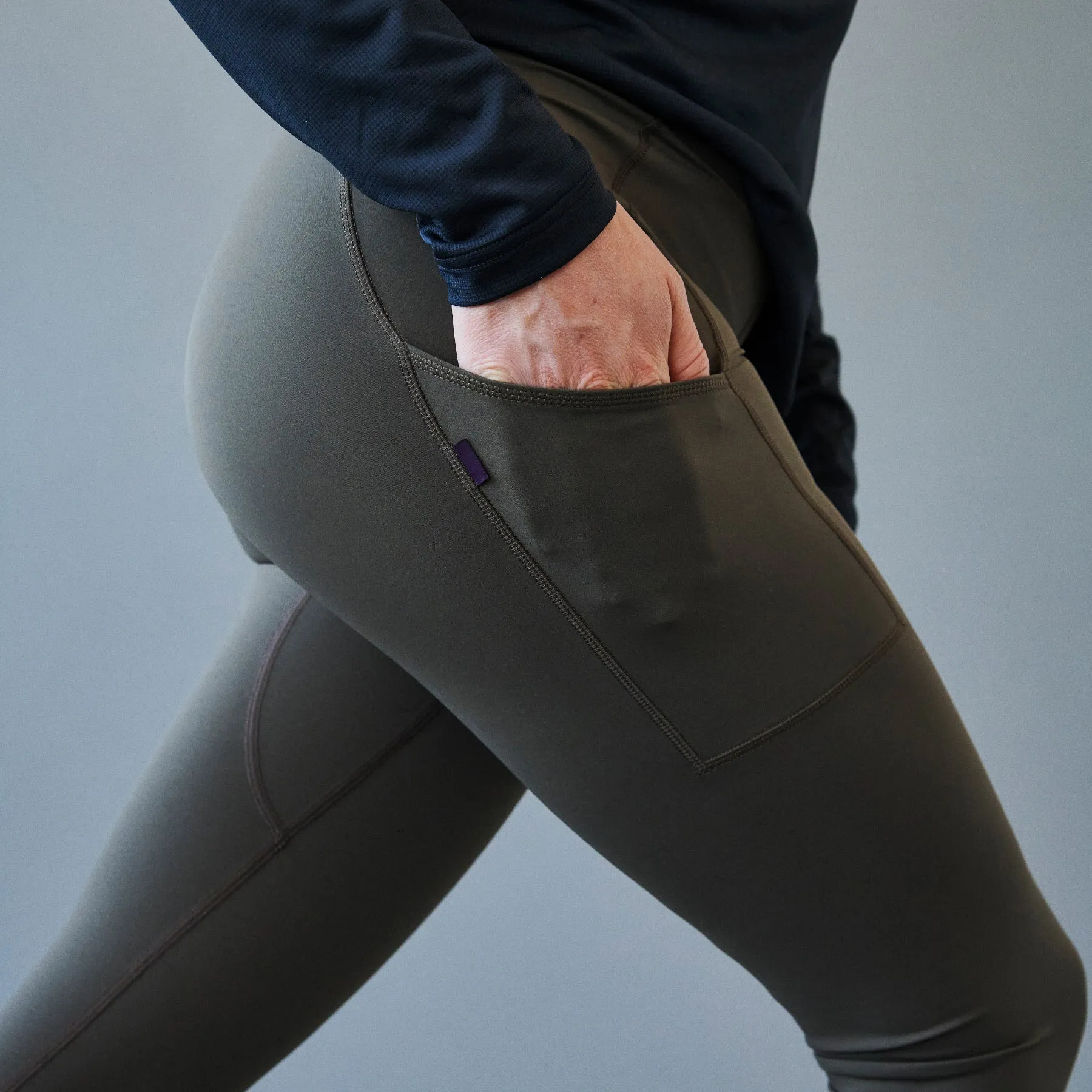 Women's Balance Long Tights - Dusty Brown