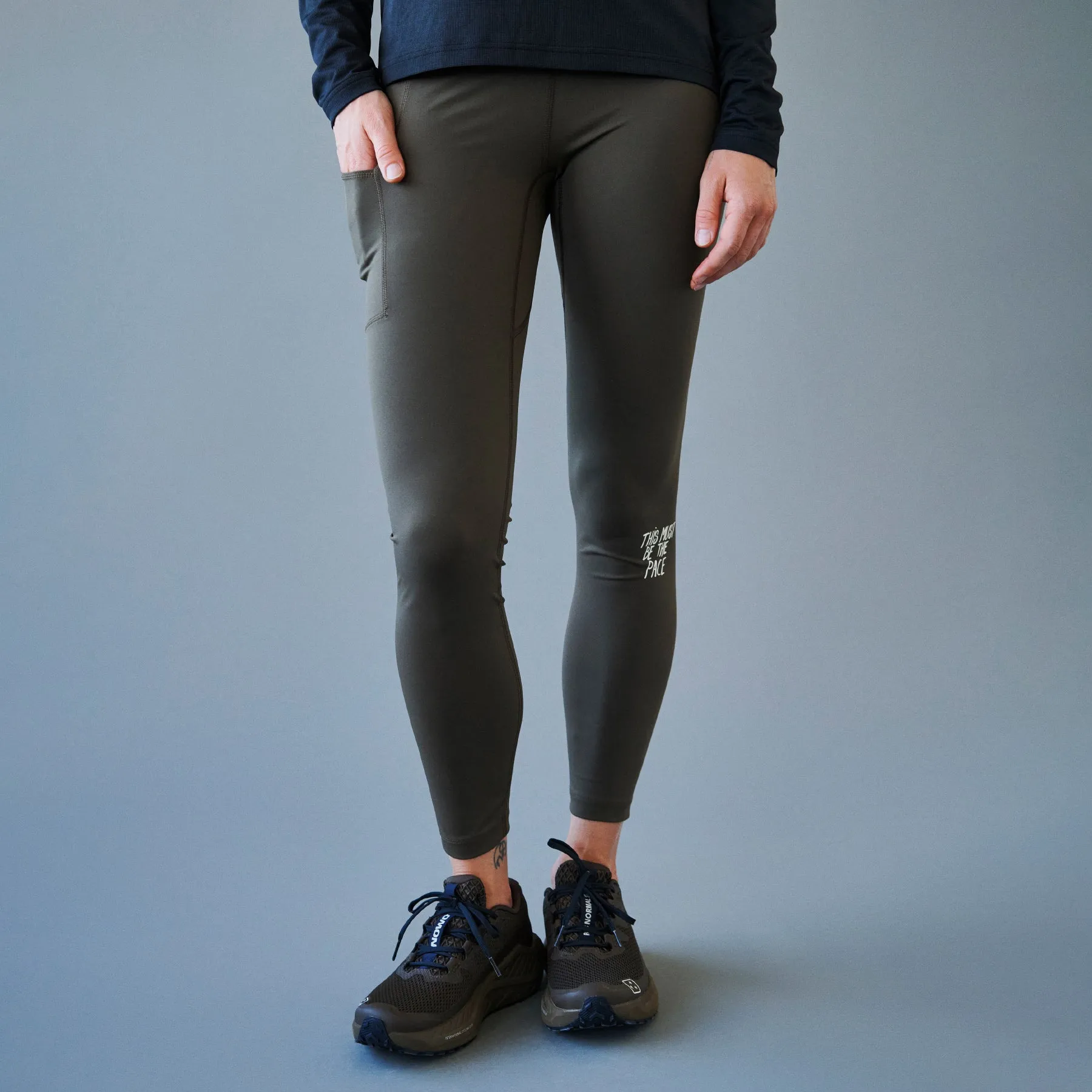Women's Balance Long Tights - Dusty Brown