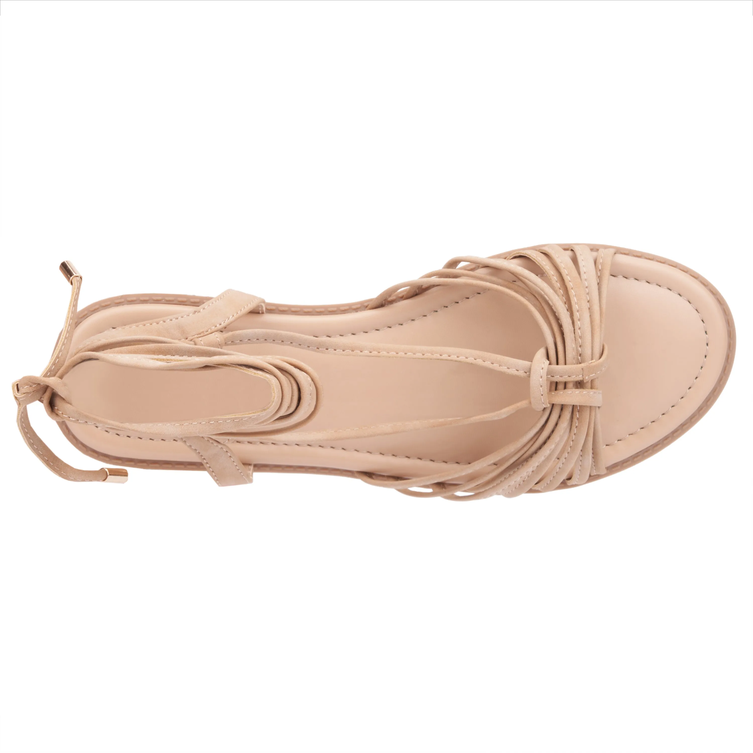 Women's Daria Strappy Flat Sandal - Wide Width Ankle Strap Sandals