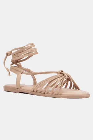Women's Daria Strappy Flat Sandal - Wide Width Ankle Strap Sandals