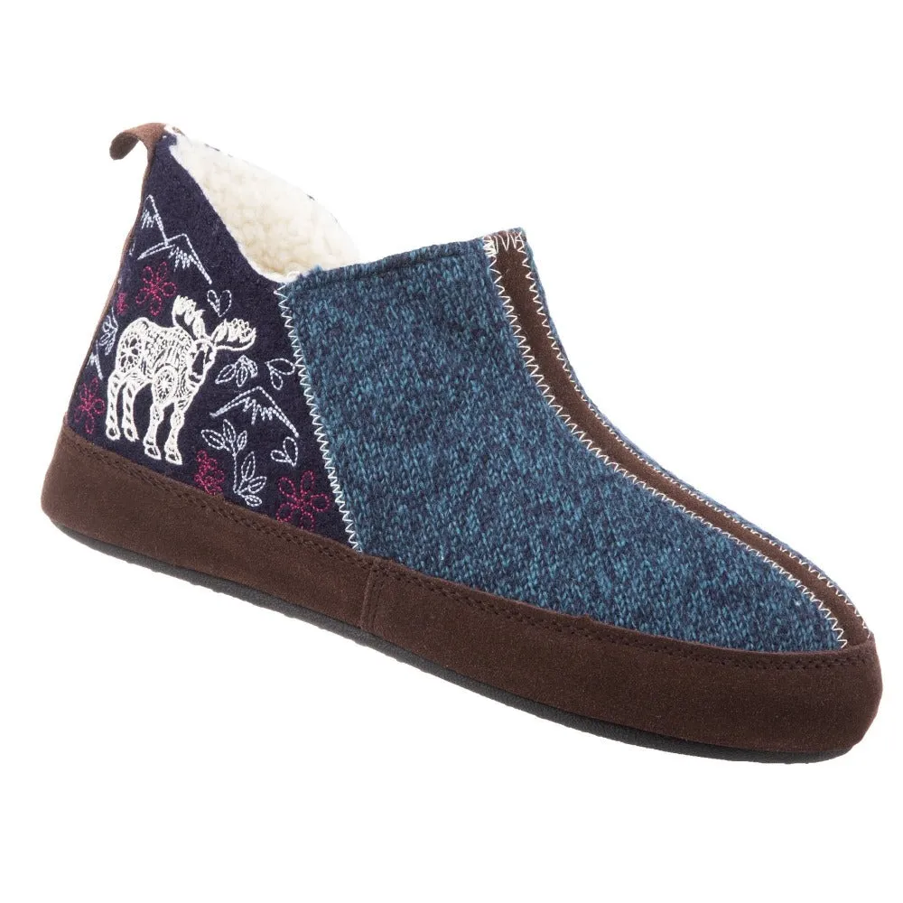 Women's Forest Bootie Ankle Height Slipper with Cloud Cushion® Comfort