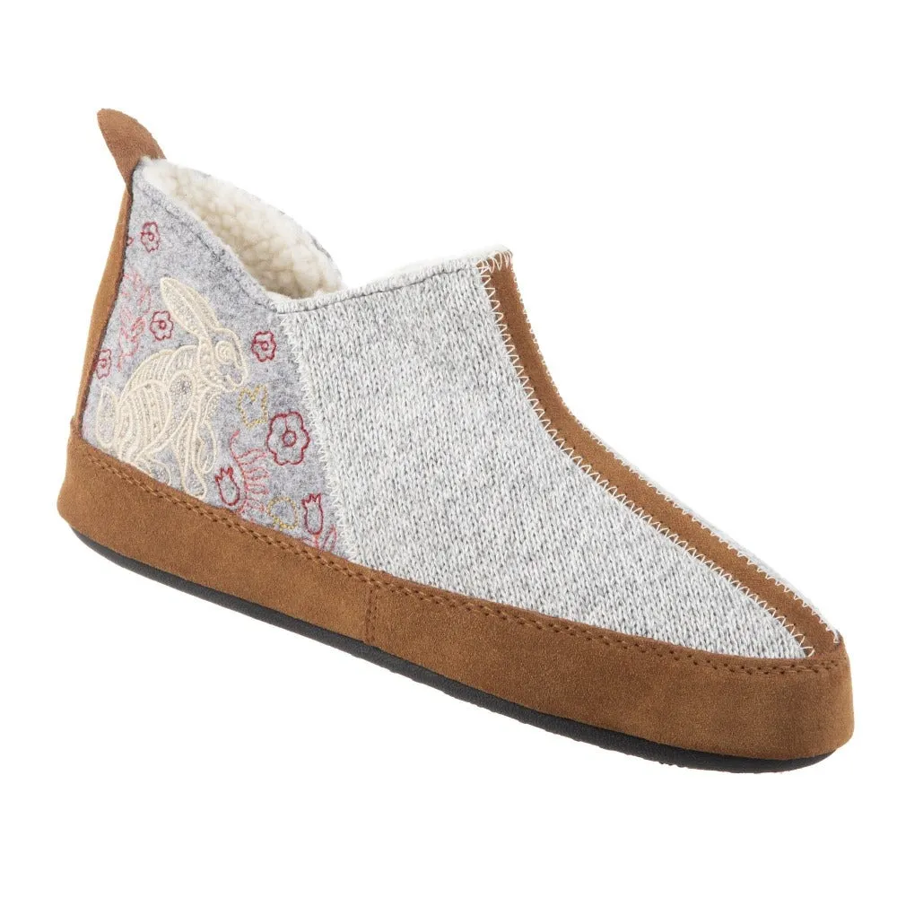 Women's Forest Bootie Ankle Height Slipper with Cloud Cushion® Comfort