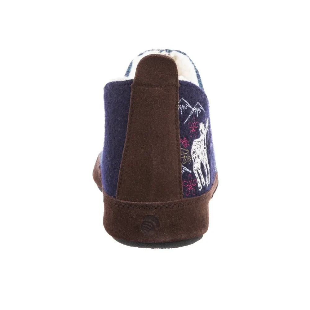 Women's Forest Bootie Ankle Height Slipper with Cloud Cushion® Comfort