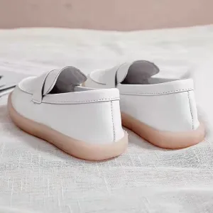 Women's Nurse Shoes Spring and Summer All-match Flat-bottomed Soft-bottomed Peas Shoes Soft Mother Shoes Work Shoes Ladies Casual Shoes
