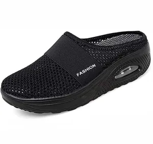 Women's Sneakers Mesh Breathable Air Shoes for Increase Cushion Damping Platform Summer Women Shoes Walking Slippers