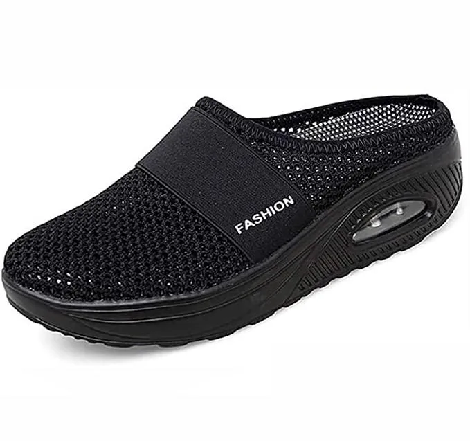 Women's Sneakers Mesh Breathable Air Shoes for Increase Cushion Damping Platform Summer Women Shoes Walking Slippers