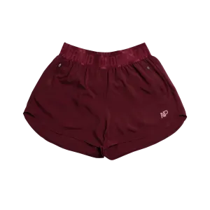 Women's Sprint Shorts - Merlot