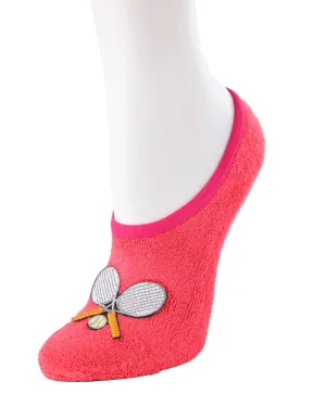 Women's Terry Tennis Non-Skid Slipper Socks