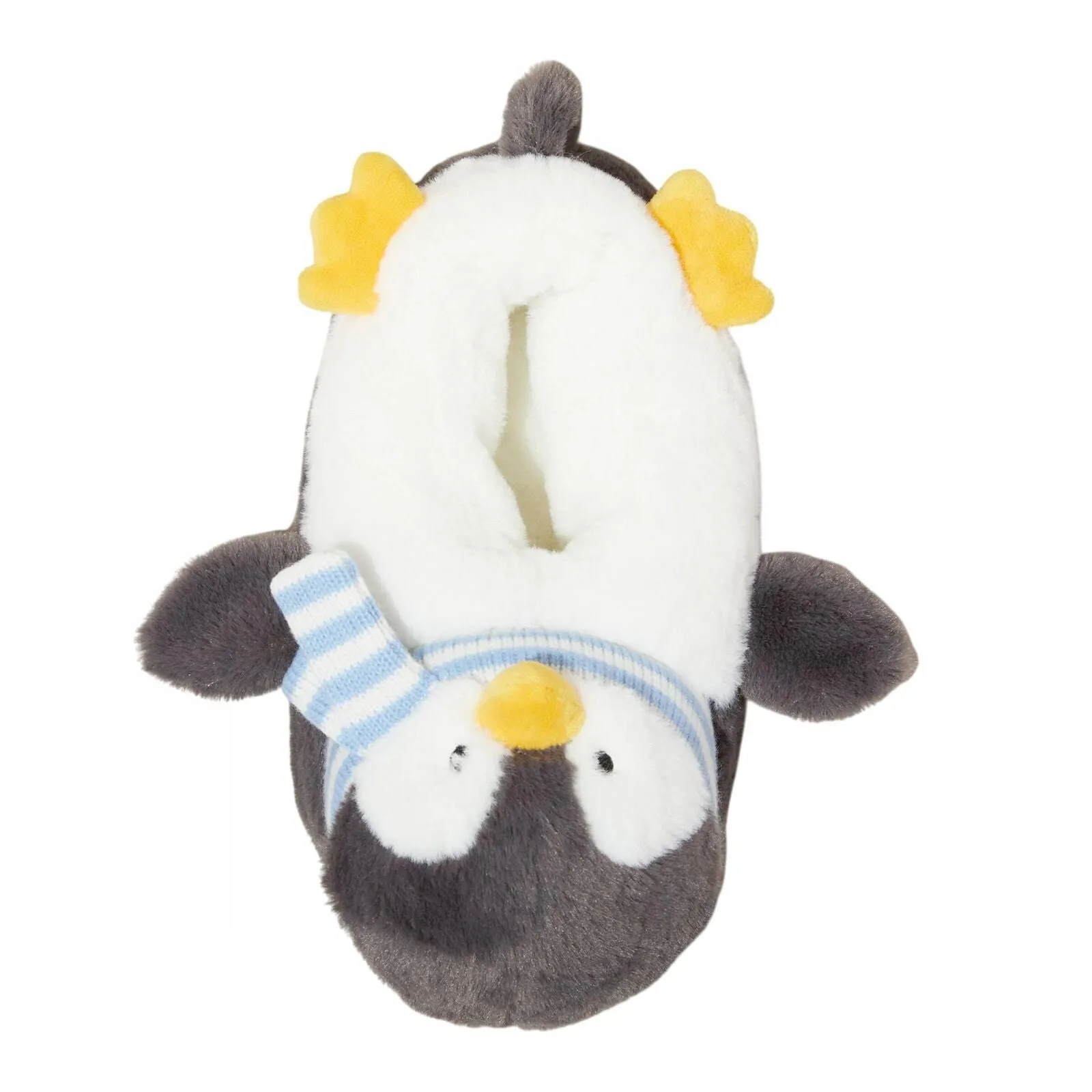 Wondershop Kids Girls Boys Holiday Penguin Character Slippers Gray S (13-1)