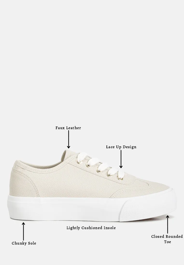 Zenda Chunky Flatform Sneakers By RAG