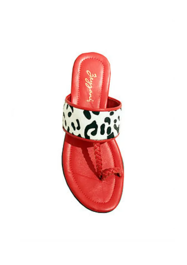 Zeyzani Red Sandal Final Sale